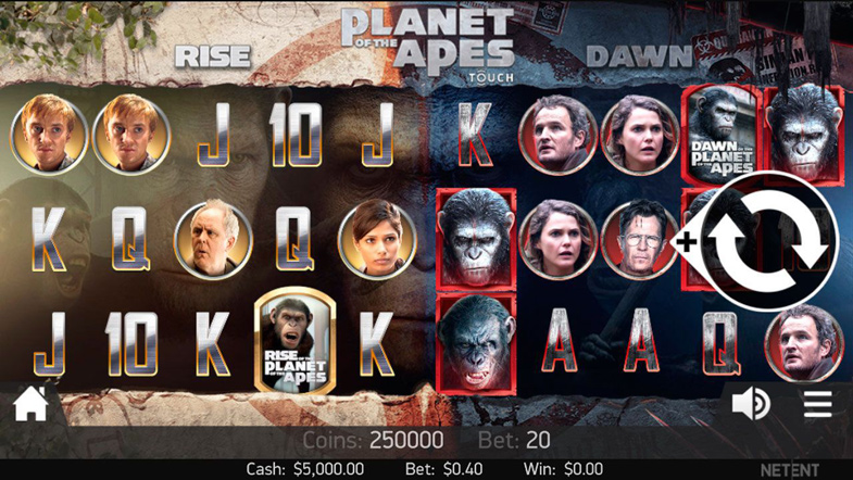 игровой автомат Planet of the Apes